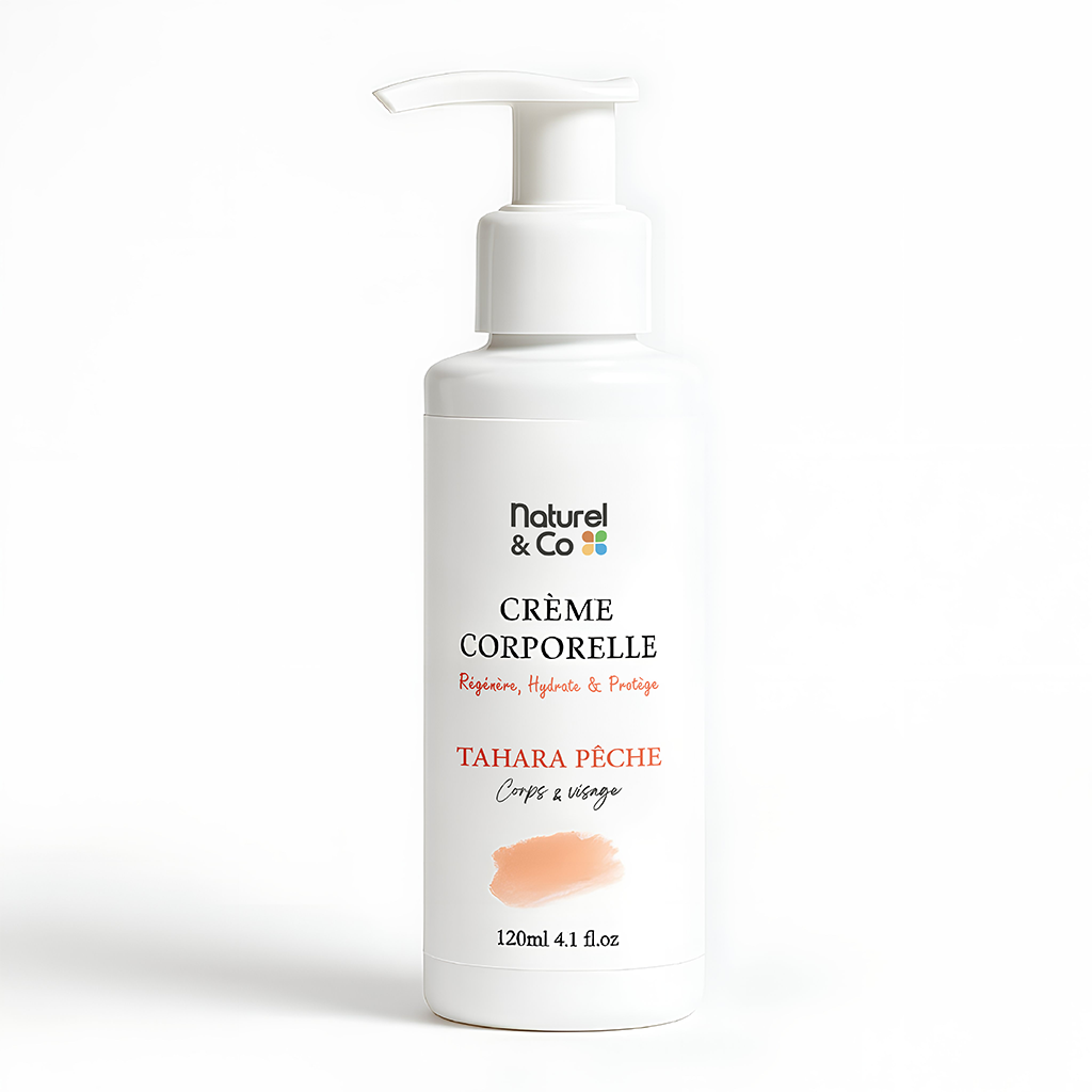 Crème corporelle tahara pêche 120ml