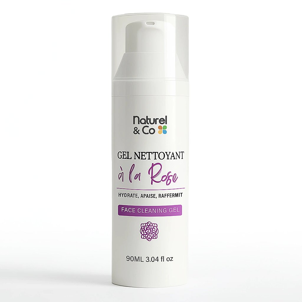 Gel nettoyant visage à la rose 90ml