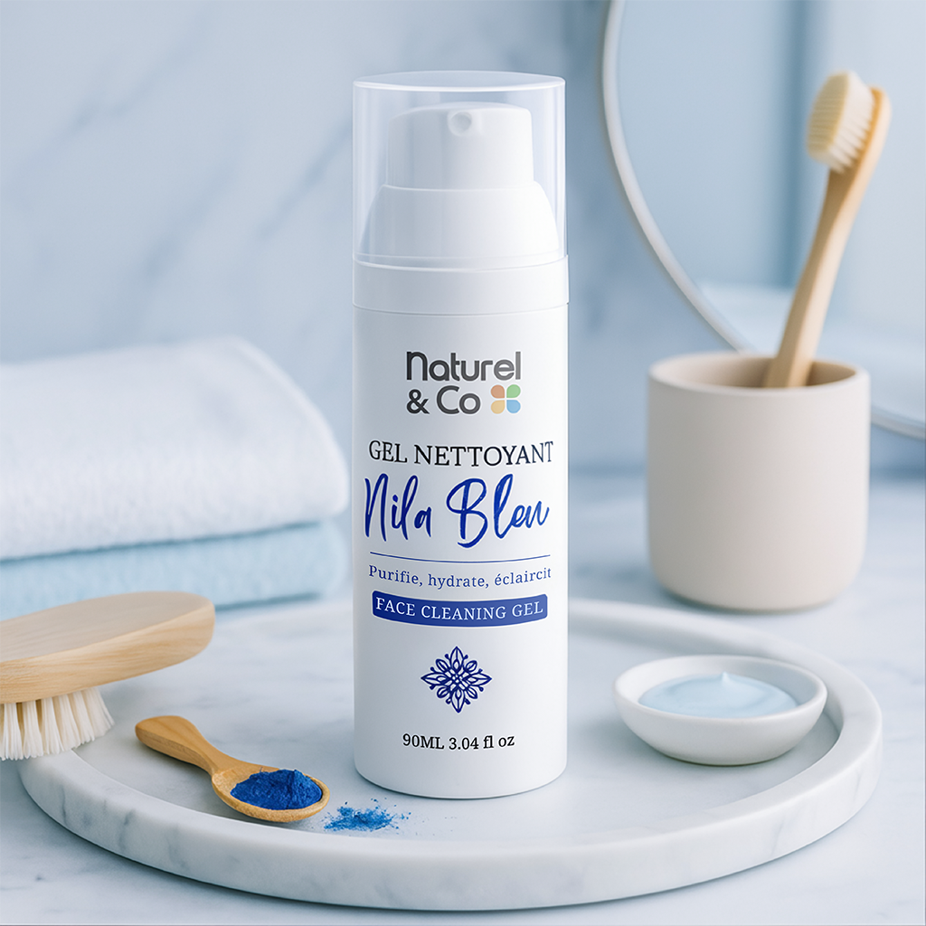 Gel nettoyant visage nila bleue 90ml – Image 2