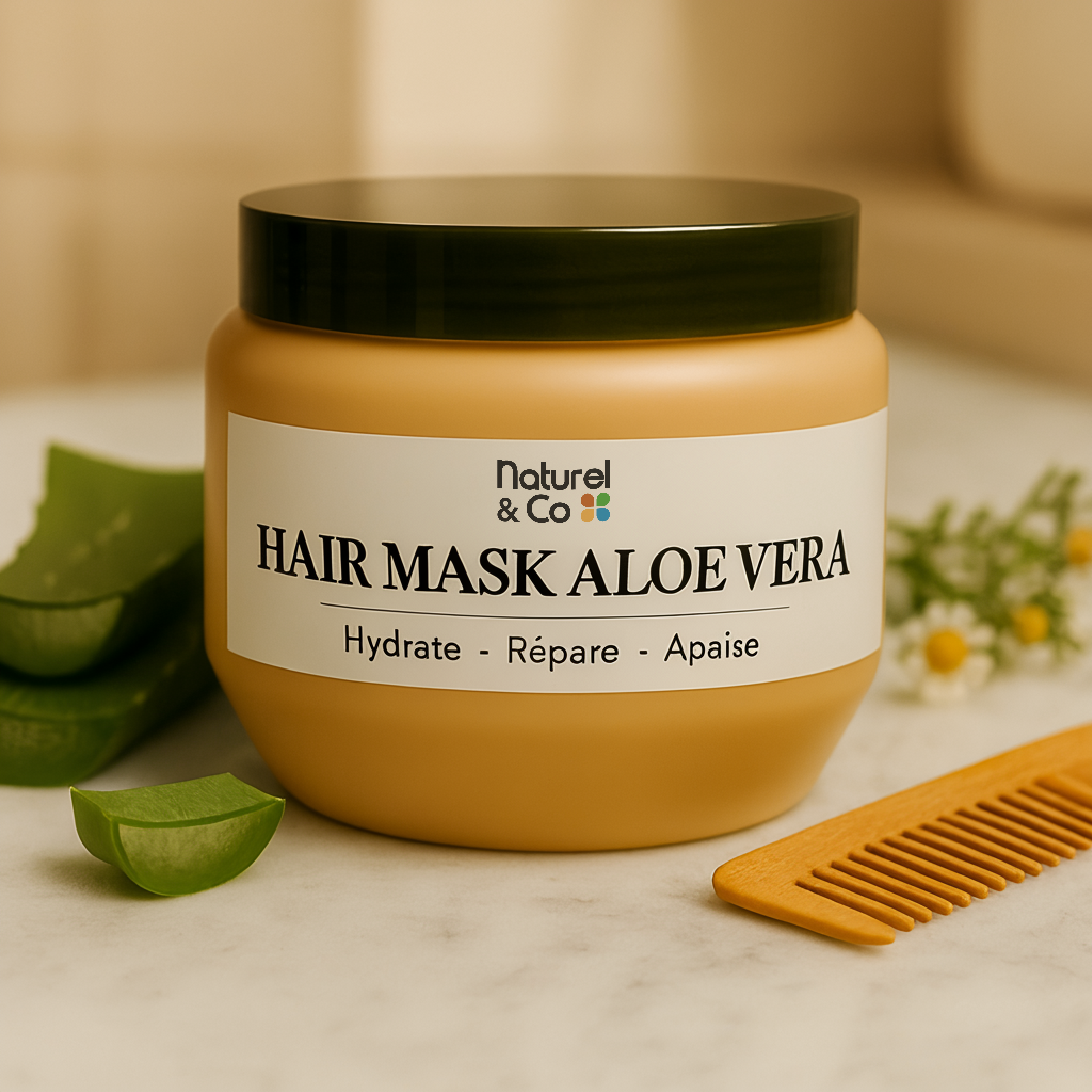 Hair mask aloe vera 200ml – Image 2